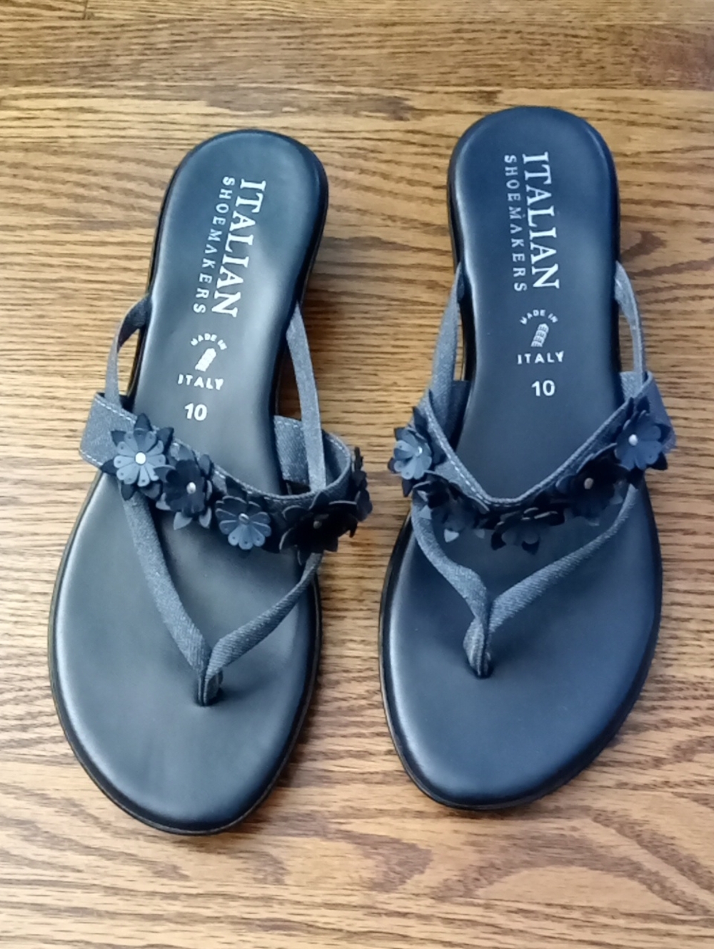 Italian Shoe Makers Size 10 Navy Blue